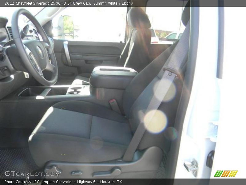 Summit White / Ebony 2012 Chevrolet Silverado 2500HD LT Crew Cab