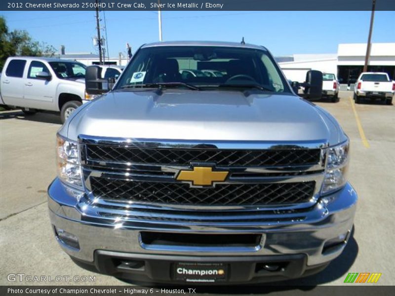 Silver Ice Metallic / Ebony 2012 Chevrolet Silverado 2500HD LT Crew Cab