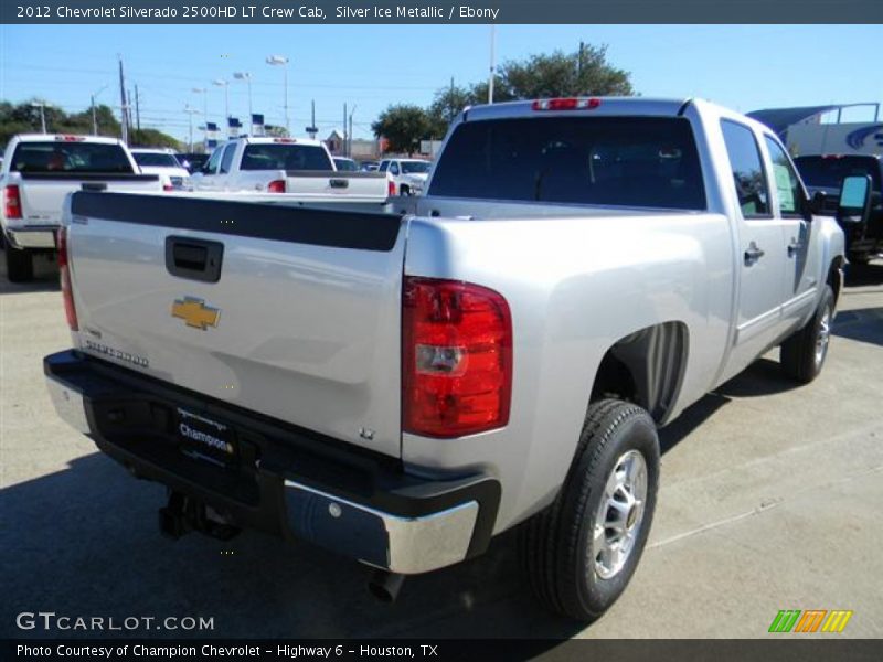 Silver Ice Metallic / Ebony 2012 Chevrolet Silverado 2500HD LT Crew Cab