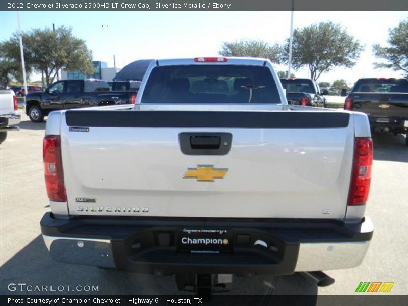 Silver Ice Metallic / Ebony 2012 Chevrolet Silverado 2500HD LT Crew Cab