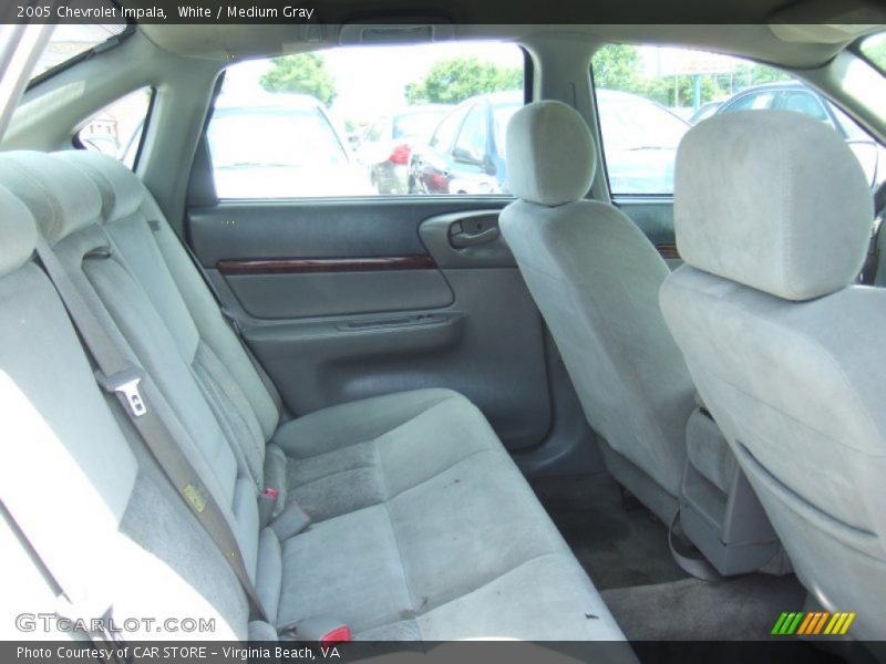 White / Medium Gray 2005 Chevrolet Impala