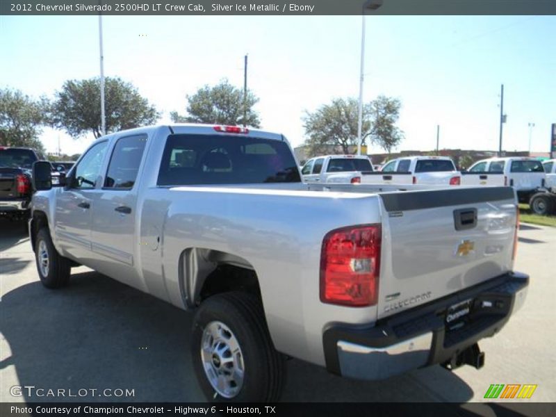 Silver Ice Metallic / Ebony 2012 Chevrolet Silverado 2500HD LT Crew Cab
