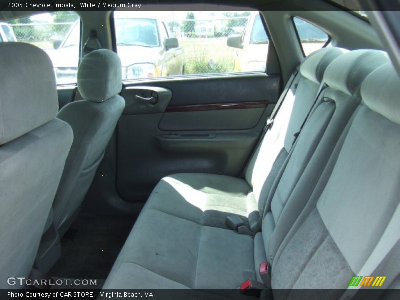 White / Medium Gray 2005 Chevrolet Impala