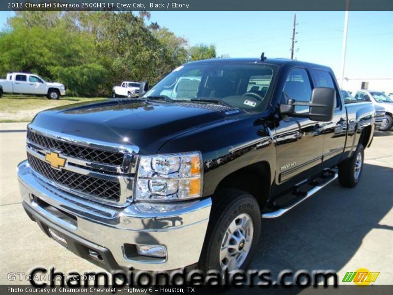 Black / Ebony 2012 Chevrolet Silverado 2500HD LT Crew Cab