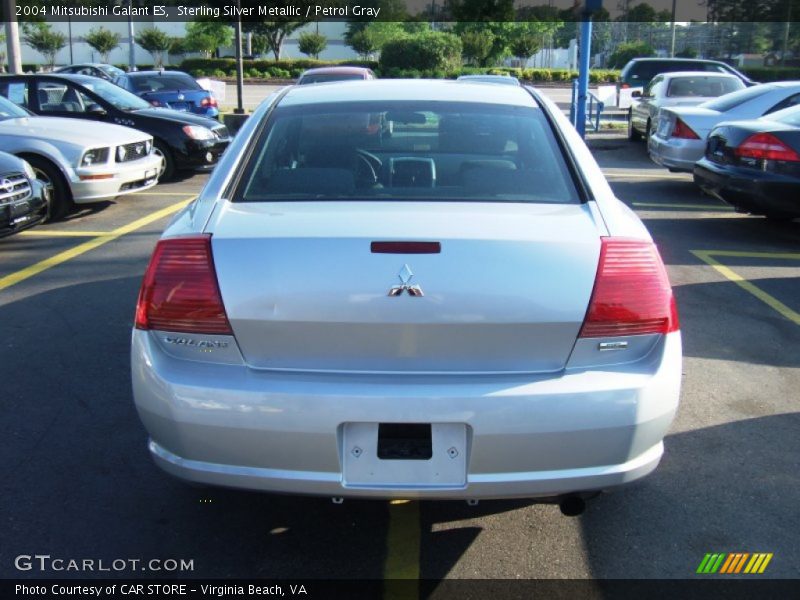 Sterling Silver Metallic / Petrol Gray 2004 Mitsubishi Galant ES