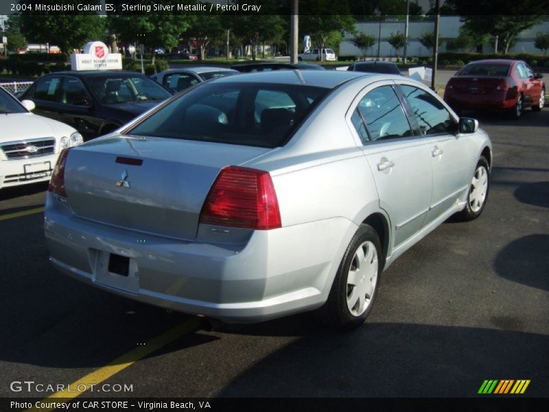 Sterling Silver Metallic / Petrol Gray 2004 Mitsubishi Galant ES