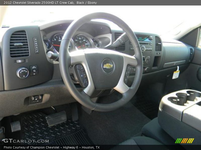 Black / Ebony 2012 Chevrolet Silverado 2500HD LT Crew Cab