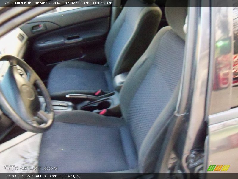 Labrador Black Pearl / Black 2003 Mitsubishi Lancer OZ Rally