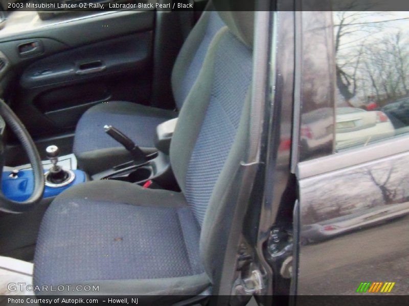 Labrador Black Pearl / Black 2003 Mitsubishi Lancer OZ Rally