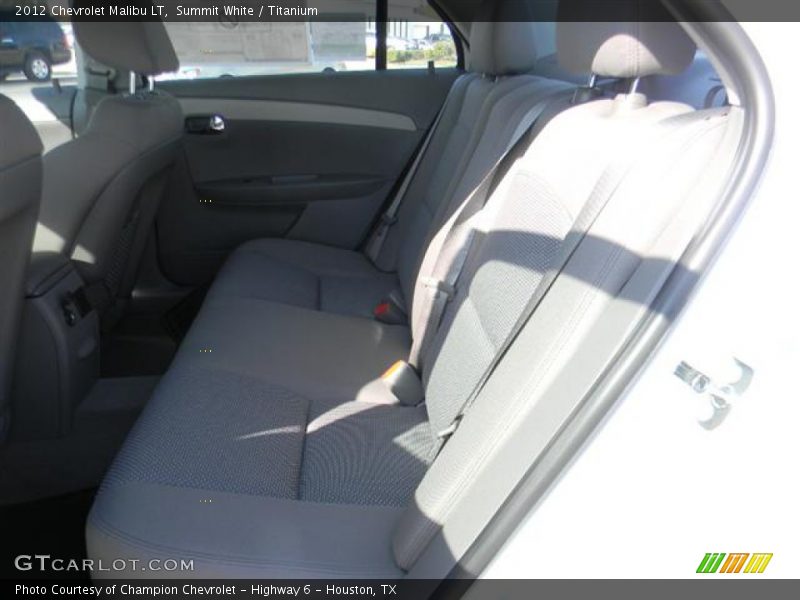 Summit White / Titanium 2012 Chevrolet Malibu LT