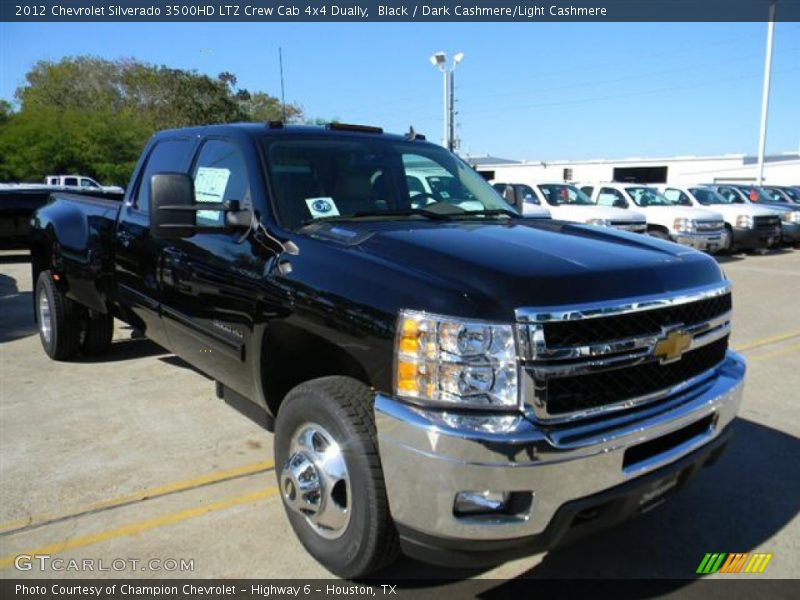 Front 3/4 View of 2012 Silverado 3500HD LTZ Crew Cab 4x4 Dually