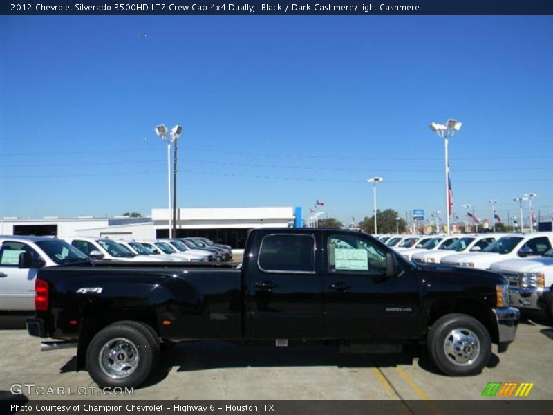 Black / Dark Cashmere/Light Cashmere 2012 Chevrolet Silverado 3500HD LTZ Crew Cab 4x4 Dually