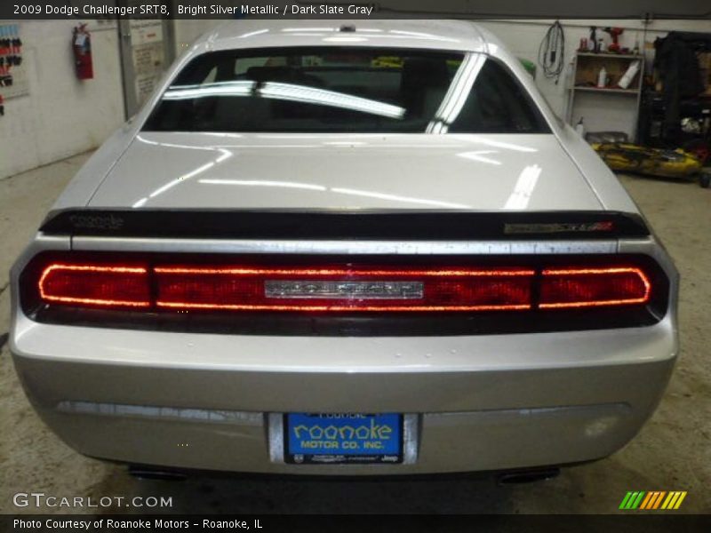 Bright Silver Metallic / Dark Slate Gray 2009 Dodge Challenger SRT8