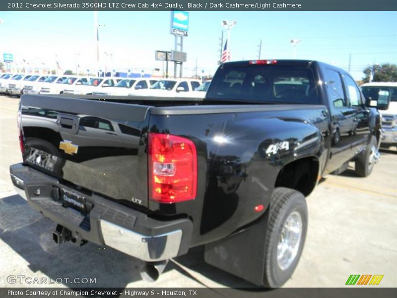 Black / Dark Cashmere/Light Cashmere 2012 Chevrolet Silverado 3500HD LTZ Crew Cab 4x4 Dually