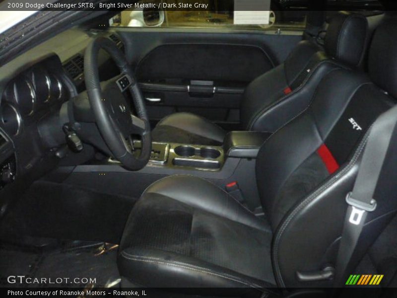 Bright Silver Metallic / Dark Slate Gray 2009 Dodge Challenger SRT8