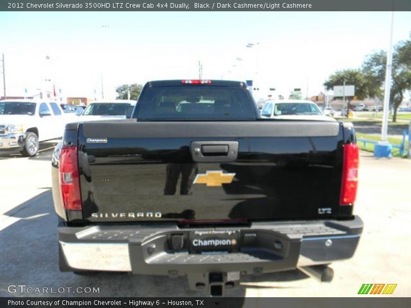 Black / Dark Cashmere/Light Cashmere 2012 Chevrolet Silverado 3500HD LTZ Crew Cab 4x4 Dually