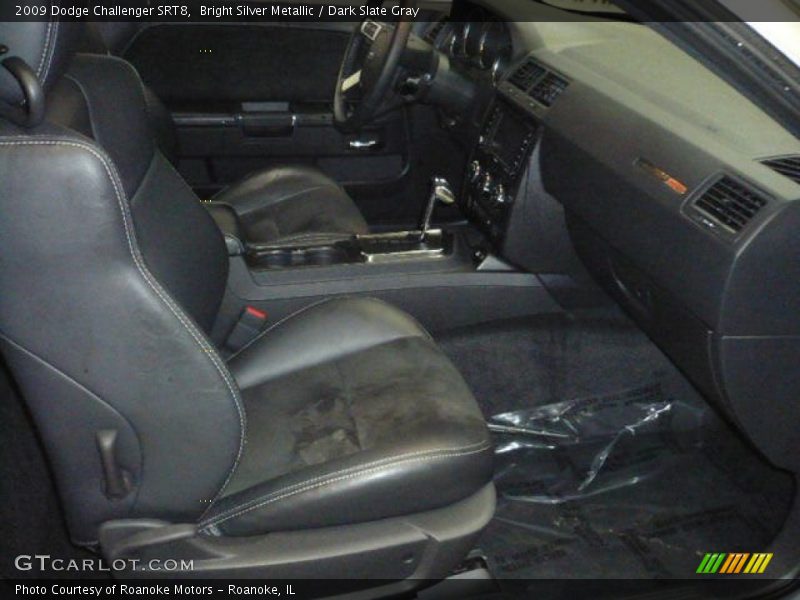 Bright Silver Metallic / Dark Slate Gray 2009 Dodge Challenger SRT8