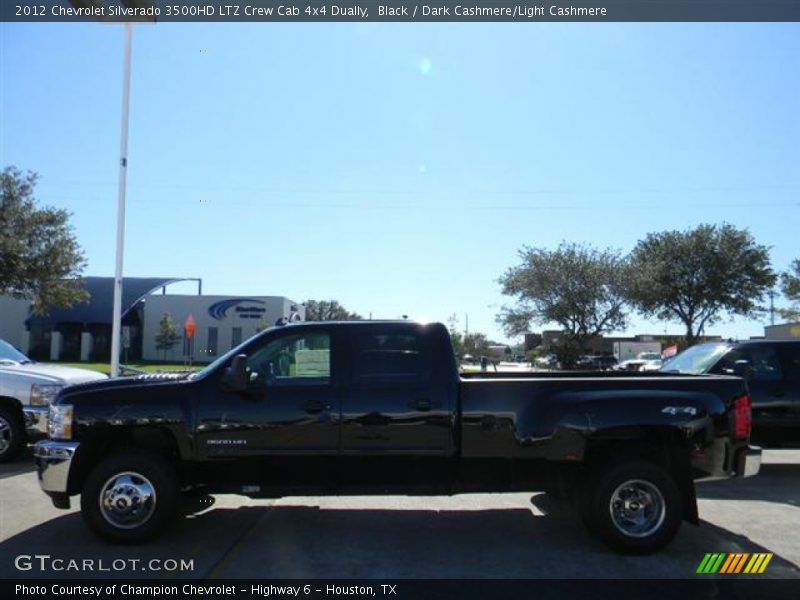 Black / Dark Cashmere/Light Cashmere 2012 Chevrolet Silverado 3500HD LTZ Crew Cab 4x4 Dually