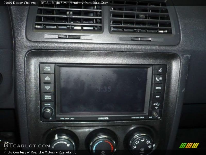 Bright Silver Metallic / Dark Slate Gray 2009 Dodge Challenger SRT8