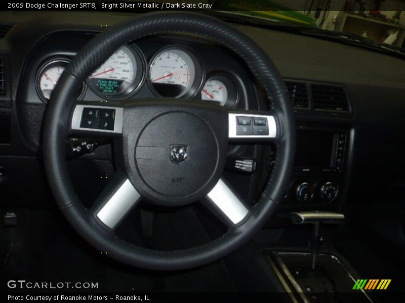 Bright Silver Metallic / Dark Slate Gray 2009 Dodge Challenger SRT8