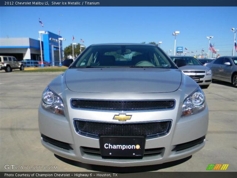 Silver Ice Metallic / Titanium 2012 Chevrolet Malibu LS