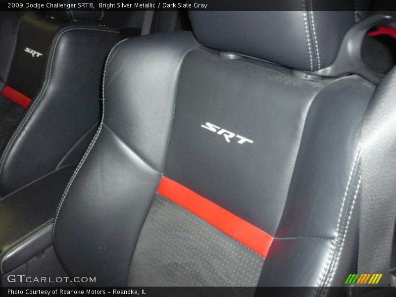 Bright Silver Metallic / Dark Slate Gray 2009 Dodge Challenger SRT8