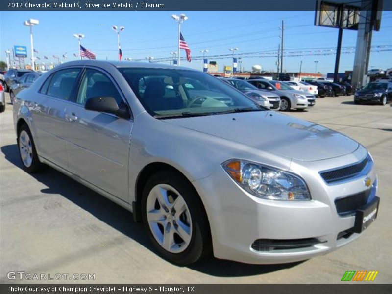 Silver Ice Metallic / Titanium 2012 Chevrolet Malibu LS