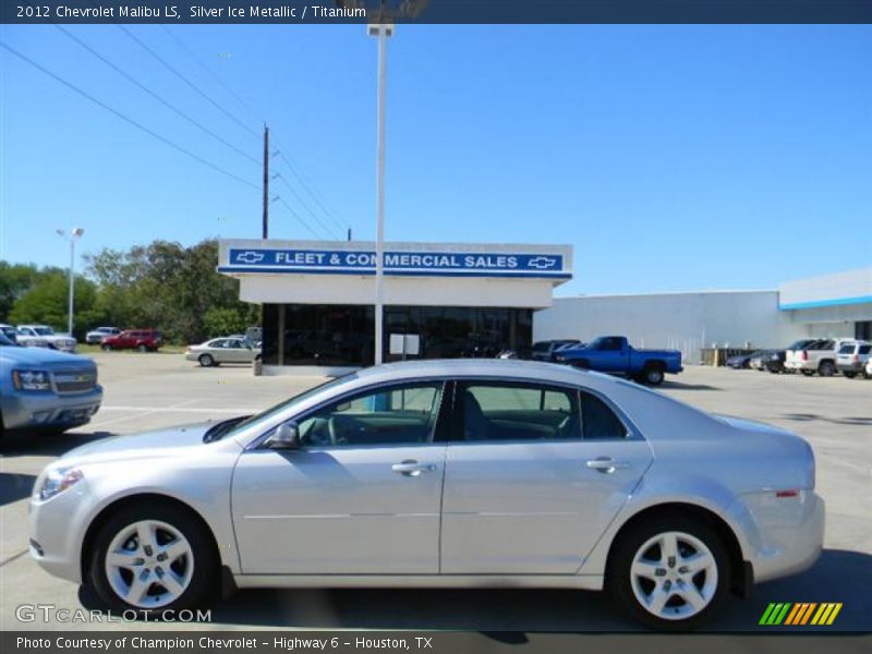 Silver Ice Metallic / Titanium 2012 Chevrolet Malibu LS