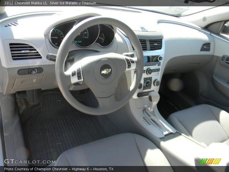 Silver Ice Metallic / Titanium 2012 Chevrolet Malibu LS