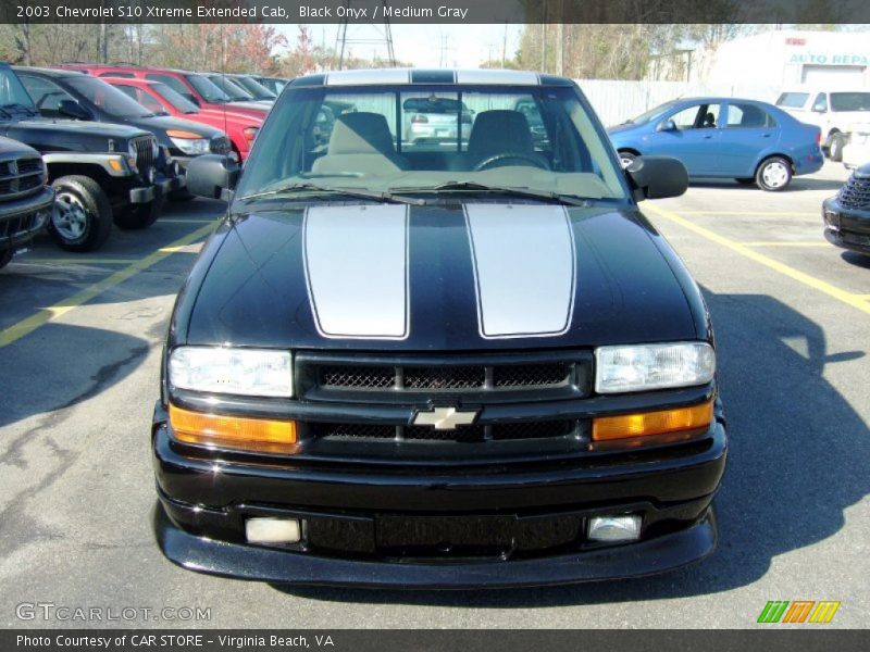 Black Onyx / Medium Gray 2003 Chevrolet S10 Xtreme Extended Cab