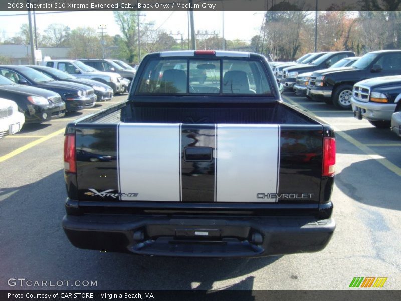 Black Onyx / Medium Gray 2003 Chevrolet S10 Xtreme Extended Cab