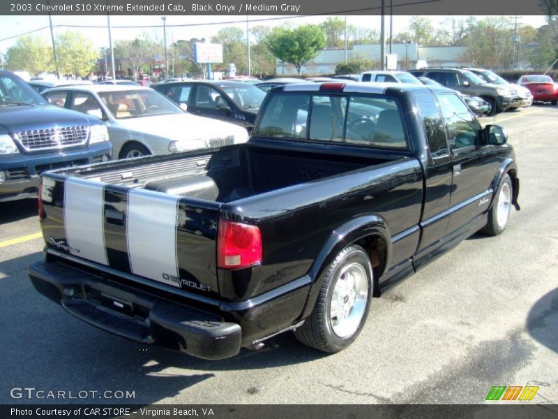 Black Onyx / Medium Gray 2003 Chevrolet S10 Xtreme Extended Cab