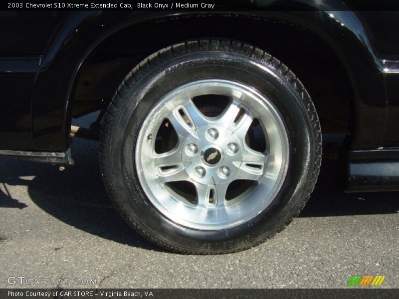Black Onyx / Medium Gray 2003 Chevrolet S10 Xtreme Extended Cab