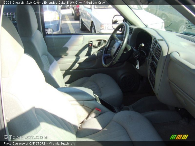 Black Onyx / Medium Gray 2003 Chevrolet S10 Xtreme Extended Cab