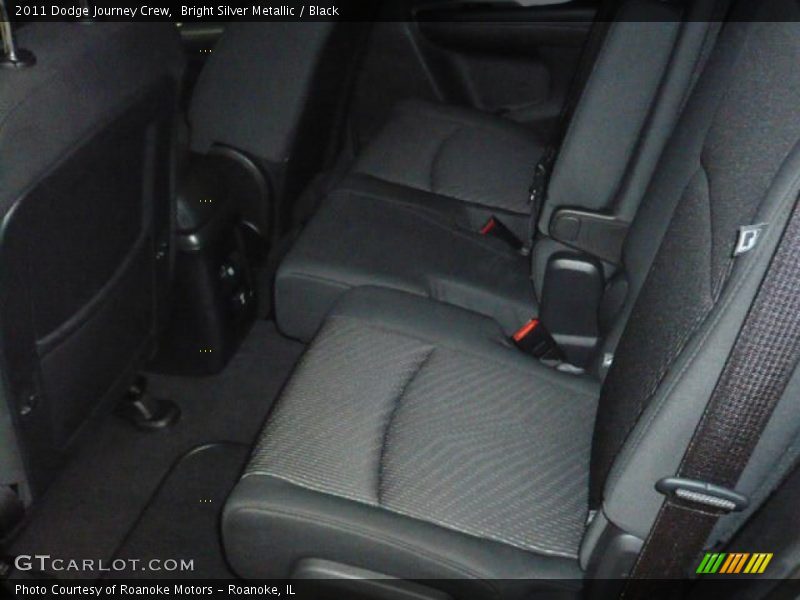 Bright Silver Metallic / Black 2011 Dodge Journey Crew