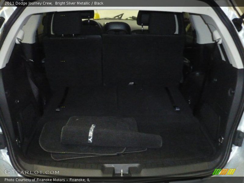 Bright Silver Metallic / Black 2011 Dodge Journey Crew