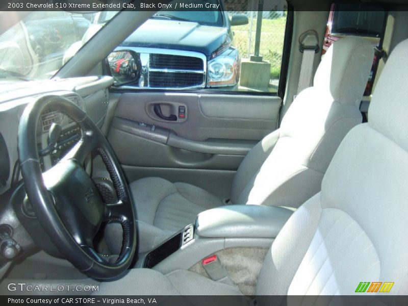 Black Onyx / Medium Gray 2003 Chevrolet S10 Xtreme Extended Cab