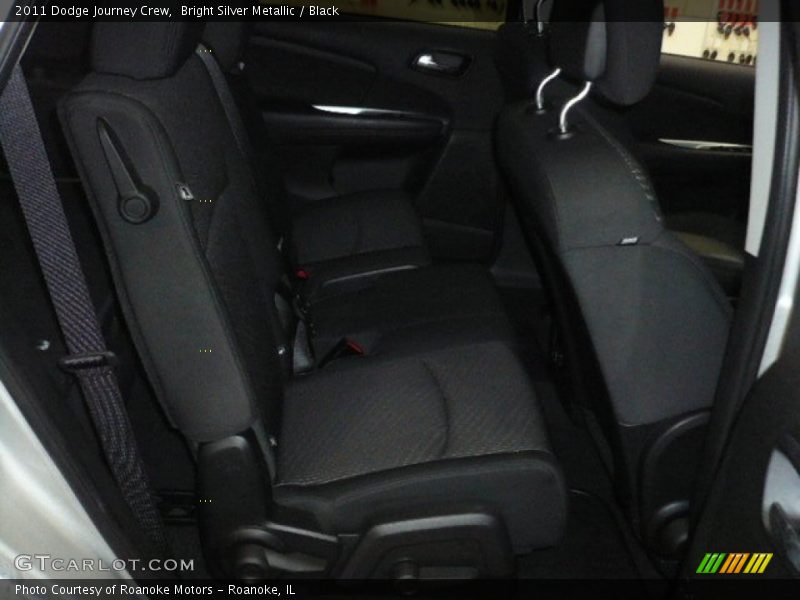 Bright Silver Metallic / Black 2011 Dodge Journey Crew