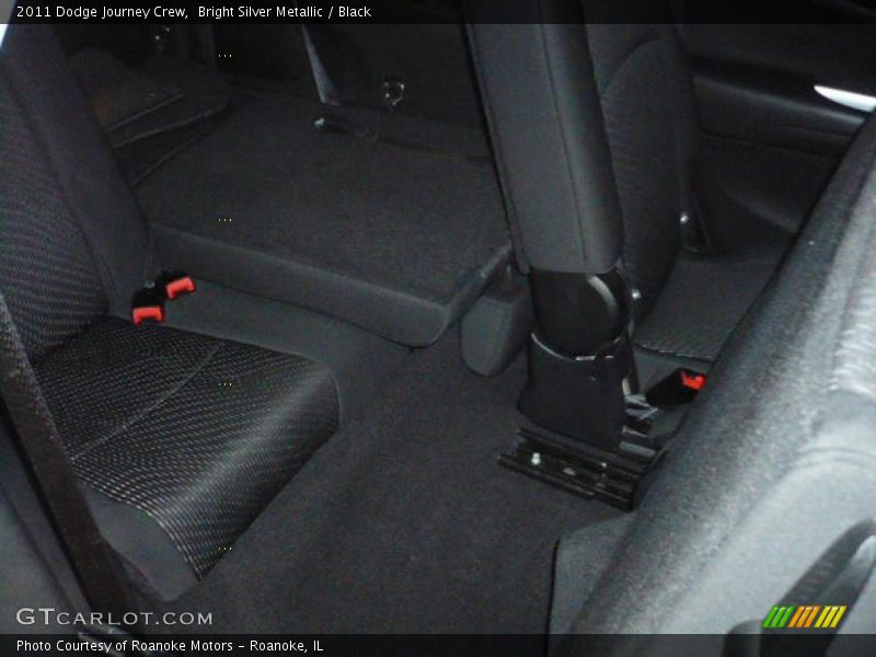 Bright Silver Metallic / Black 2011 Dodge Journey Crew