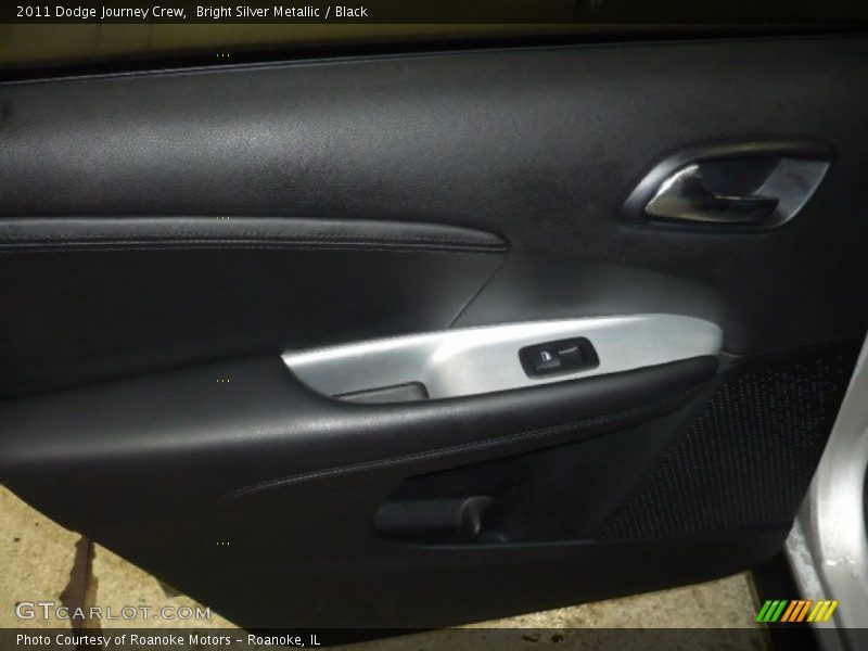 Bright Silver Metallic / Black 2011 Dodge Journey Crew