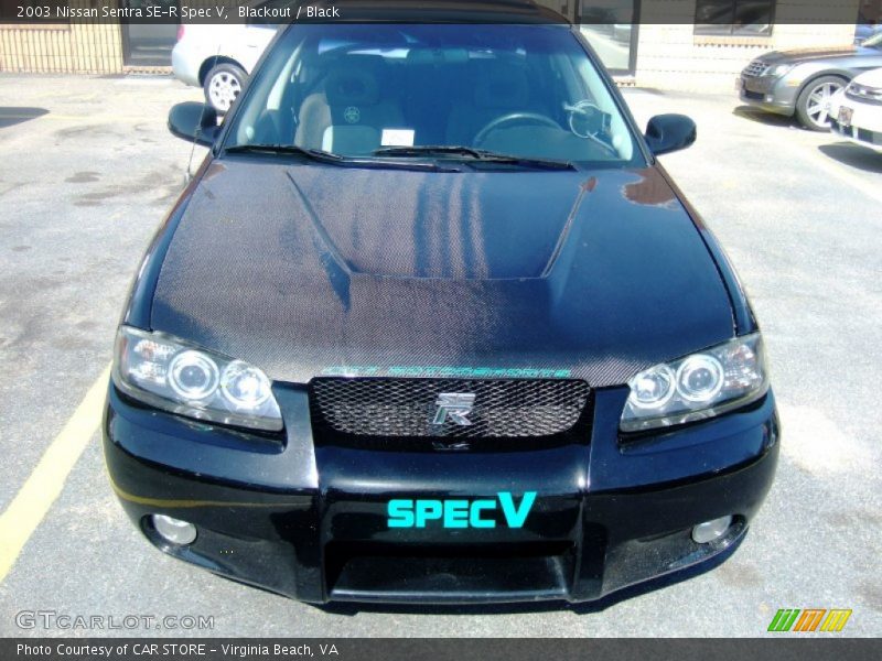 Blackout / Black 2003 Nissan Sentra SE-R Spec V