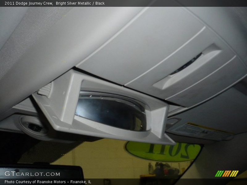 Bright Silver Metallic / Black 2011 Dodge Journey Crew