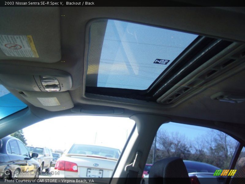 Blackout / Black 2003 Nissan Sentra SE-R Spec V