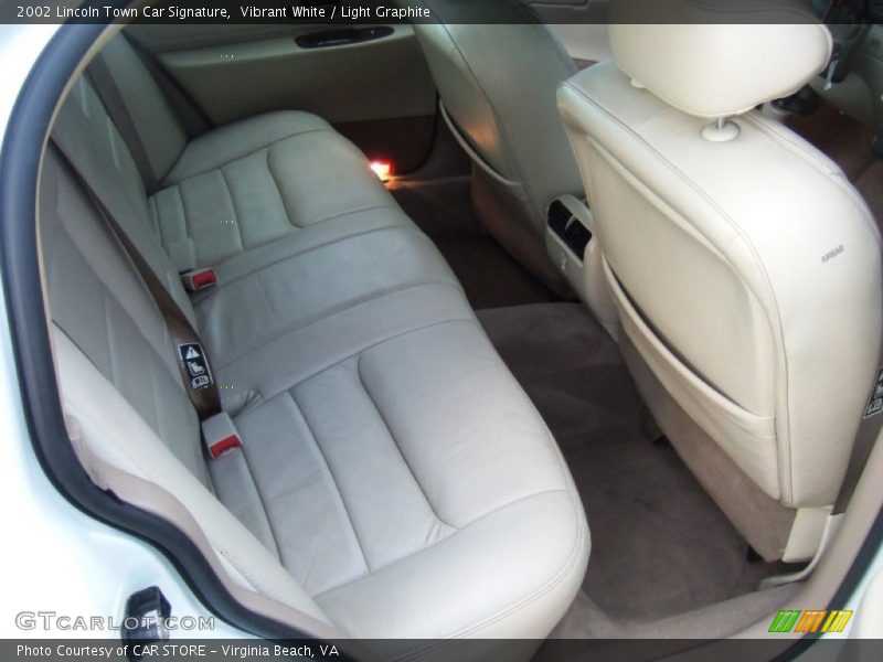 Vibrant White / Light Graphite 2002 Lincoln Town Car Signature