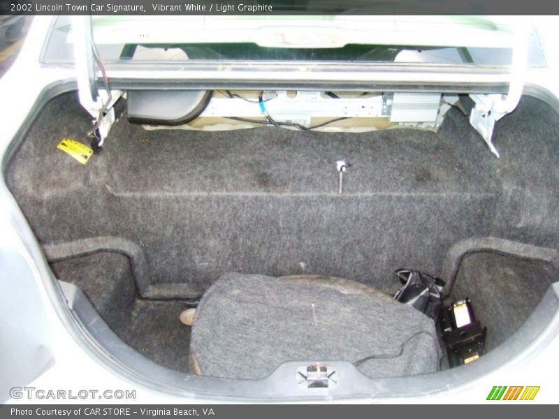 Vibrant White / Light Graphite 2002 Lincoln Town Car Signature