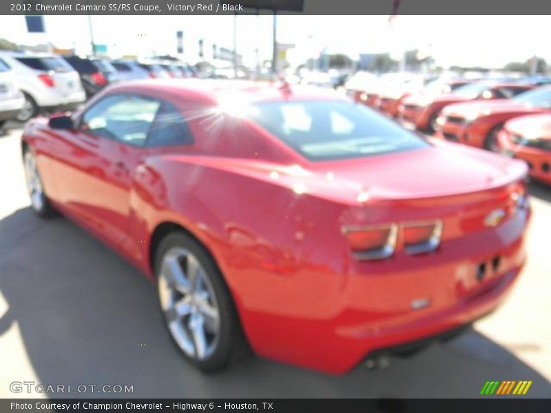 Victory Red / Black 2012 Chevrolet Camaro SS/RS Coupe