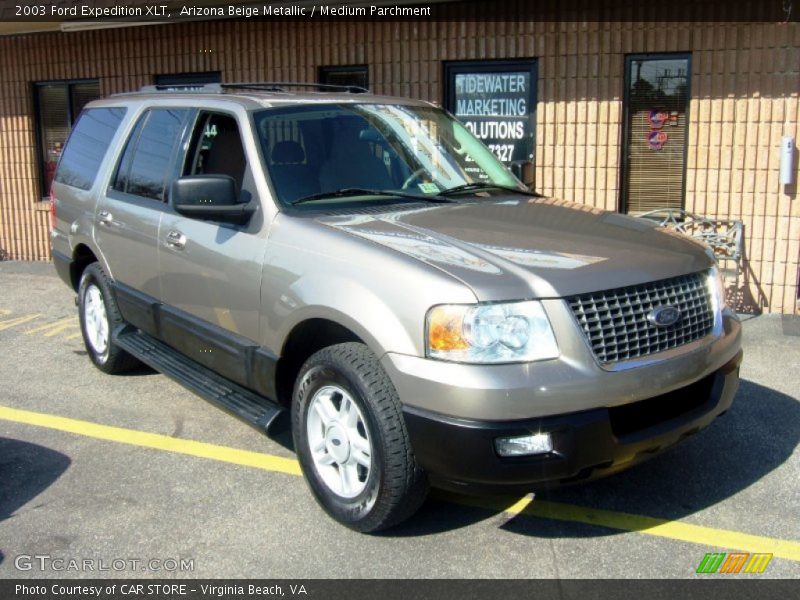 Arizona Beige Metallic / Medium Parchment 2003 Ford Expedition XLT