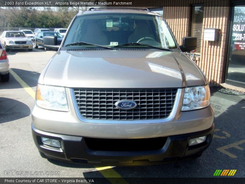 Arizona Beige Metallic / Medium Parchment 2003 Ford Expedition XLT