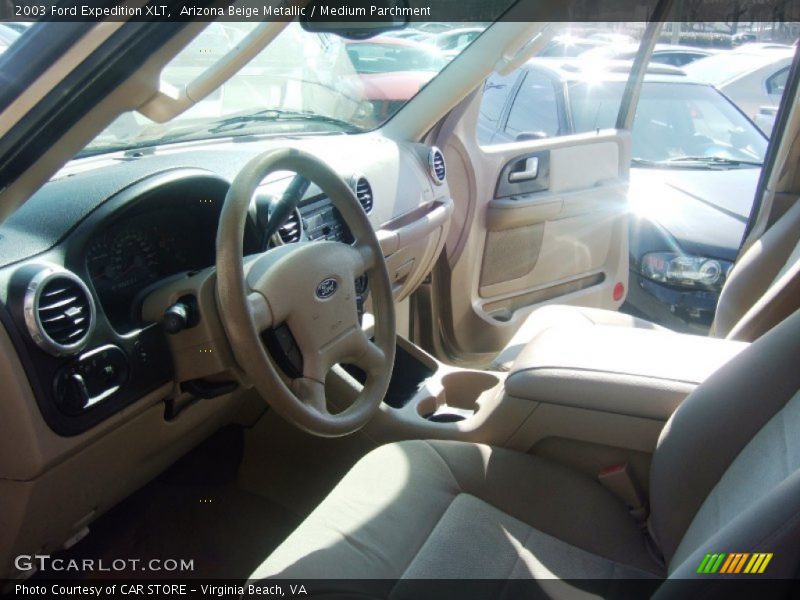 Arizona Beige Metallic / Medium Parchment 2003 Ford Expedition XLT
