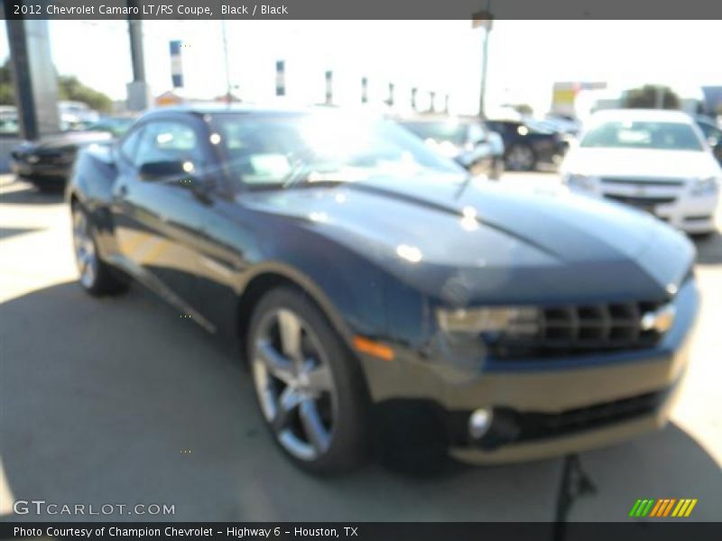 Black / Black 2012 Chevrolet Camaro LT/RS Coupe